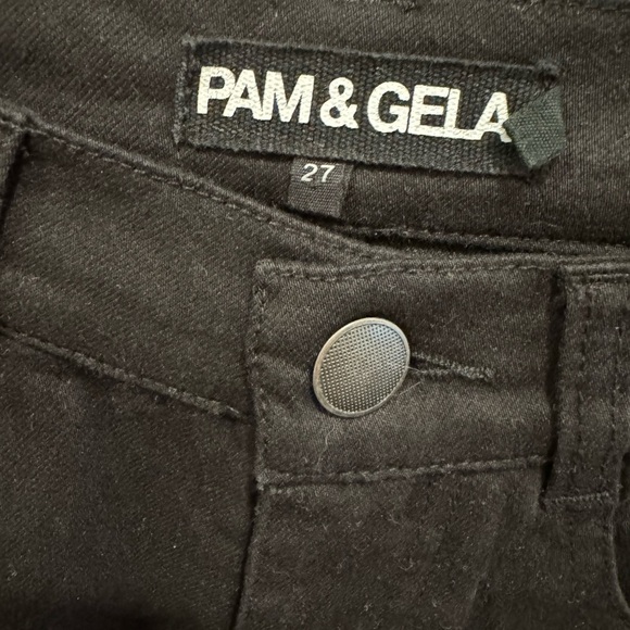 Pam & Gela Flare jeans with stripes - Picture 3 of 5